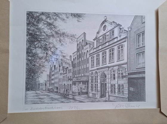 Lübecker Impressionen, Bleistiftzeichnungen – Kunst, Paper (photo 8 of 8)
