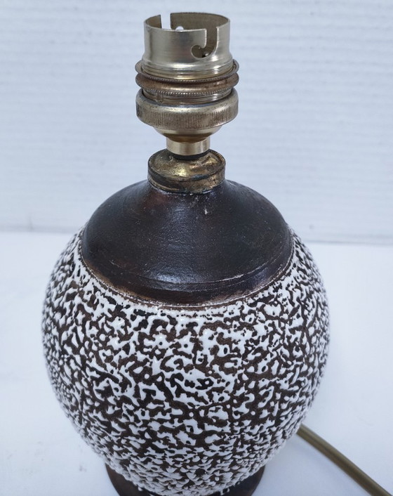 Image 1 of keramische lamp in de stijl van Louis Dage Jean Besnard, jaren 30