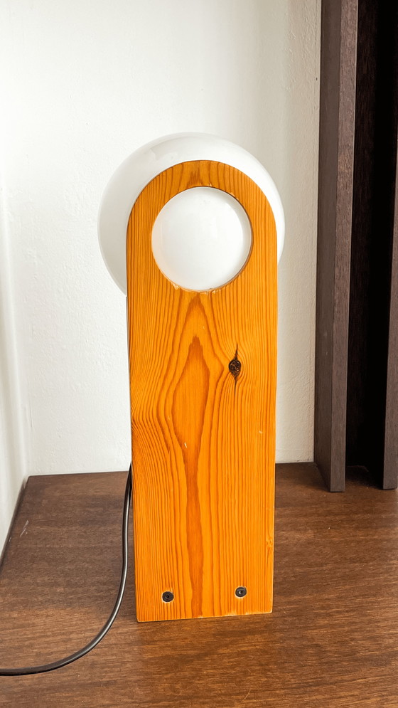 Image 1 of Lampe d'Appoint Vintage en Pin