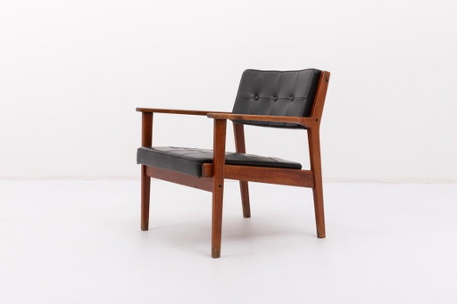 Fauteuil architectural danois de style moderne du milieu du XXe siècle, années 1960