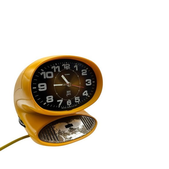 Image 1 of Radiosveglia AM Japy degli anni '70, alimentata tramite USB, modello Space Age