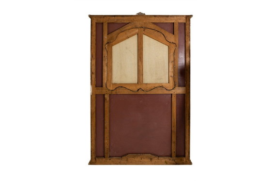 Image 1 of Grand miroir trumeau, de style Louis XV. 1950s.