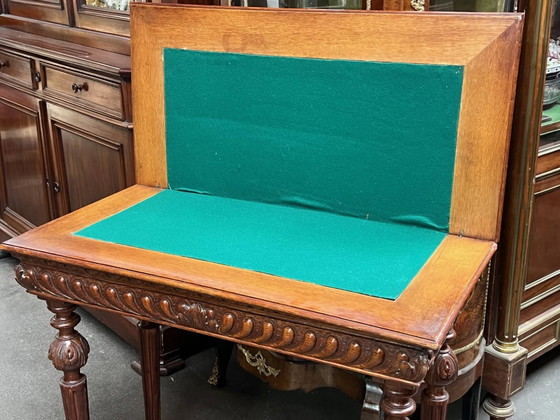Tavolo con console per videogiochi in stile Enrico II. – Wood (photo 4 of 5)