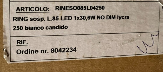 Image 1 of Modo Luce Ring 85 pendant lamp by Paolo Grasselli, new in box