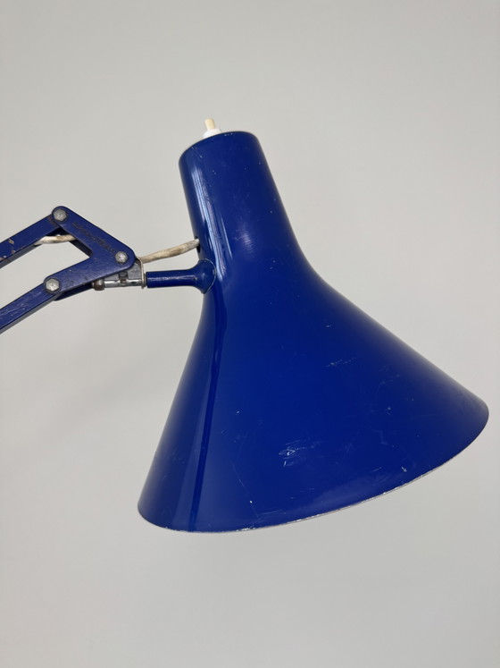 Image 1 of Vintage LUXO Architect Lamp – Blue – Industrial Design