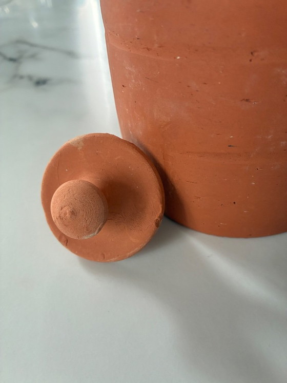 Image 1 of Raw terracotta pitcher/jug