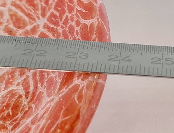 Bol en verre WMF Ikora K. Wiedmann Art Déco Rouge Rare avec étiquette d'origine 24,5 cm (photo 14 of 15)