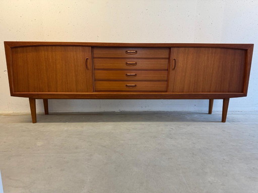 Buffet en teck style années 60, Bartels, 2,50 m