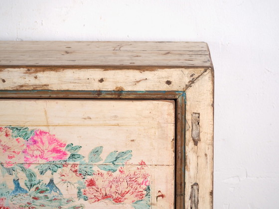 Credenza antica dipinta in legno di pino – Cina, circa 1930 – Credenze, Brass (photo 33 of 40)
