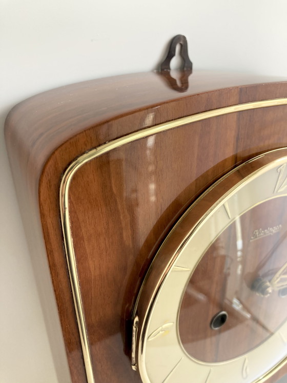 Image 1 of Vintage Kieninger wall clock - mechanical - 1950s/60s