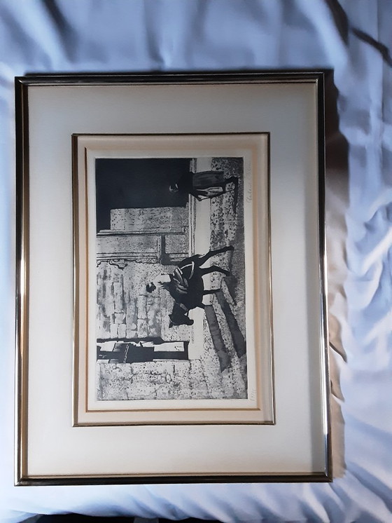 Image 1 of 2 dibujos a bolígrafo firmados