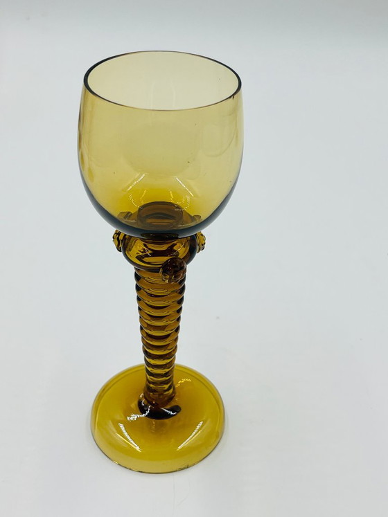 Lot de 5 Verres à Vin Roemer Ambrés – Bohémia, Verres et carafes, Glass (photo 7 of 12)