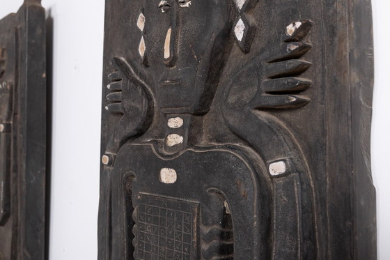 Image 1 of Art africain – Panneaux de bois, milieu du XXe siècle