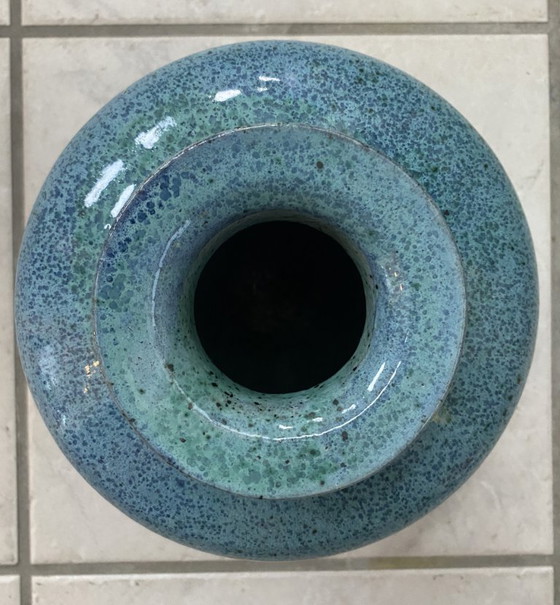 Image 1 of Blauwe vaas van Lawel West-Duitsland