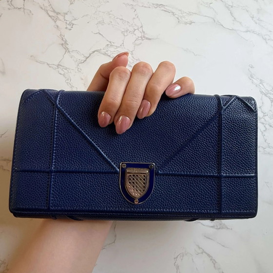 Dior Diorama Cruise Wallet On Chain – Portefeuilles & petite maroquinerie, Cuir (photo 2 of 18)