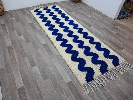 Image 1 of Tappeto tradizionale marocchino in lana, 300 cm x 100 cm