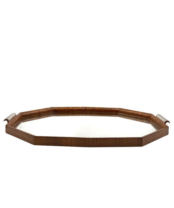 Image 1 of Grande vassoio a specchio moderno, Brasile anni '60