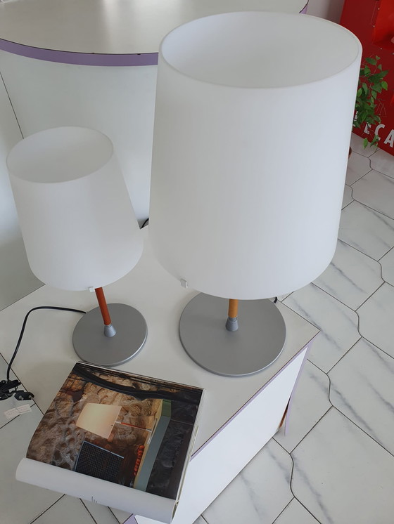 Image 1 of Fontana Arte Large and Small Lamps