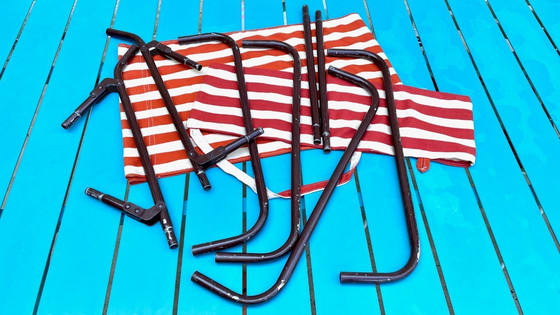 Image 1 of Vintage draagbare ligstoel