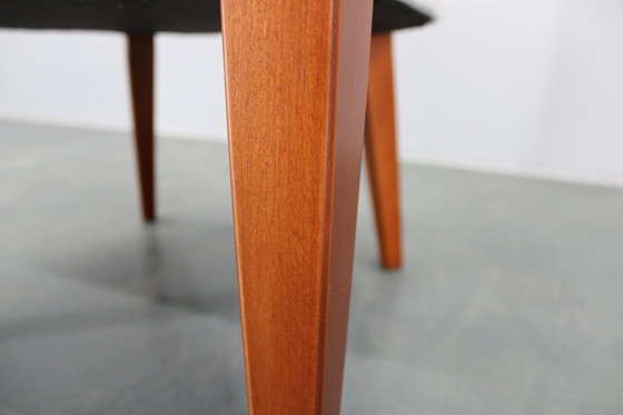 Image 1 of Vintage lederen gerestaureerde fauteuil, Tsjecho-Slowakije