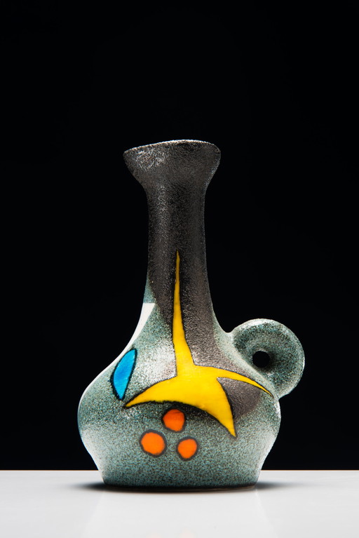 Ceramic Vase - 1950's- France - Gilbert Valentin & Les Archanges