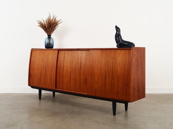 Image 1 of Credenza in teak, design danese, anni '70, manifattura: PMJ Viby J