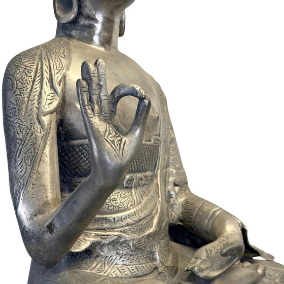 Gran Buda chino de incienso – años 80 – 85.6 cm – Esculturas (photo 7 of 11)