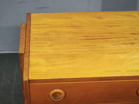 Image 1 of 1960s Czechoslovak Maple Sideboard with Drawers and Cabinet