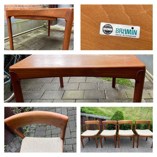 Bramin table with 4 chairs
