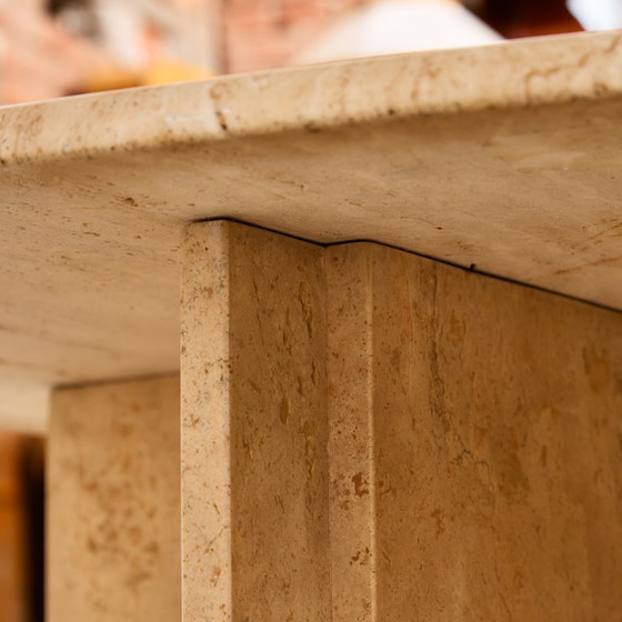 Image 1 of MK10033 Tavolino in pietra calcarea