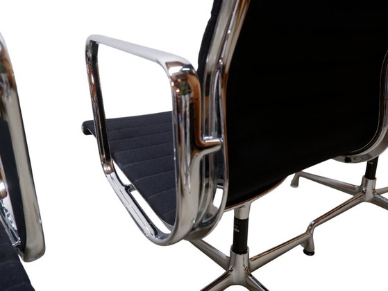 4x Vitra EA 108 chairs, black hopsak – Swivel chairs, Metal (photo 6 of 12)