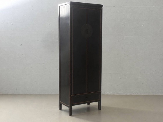 Chinesische Lackschränke im Ming Stil, 1960er Jahre – Aufbewahrungsschrank, Wood (photo 2 of 12)