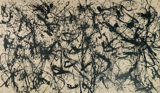 Jackson Pollock (1912-1956 After - "Number 32, 1950" - (70X90Cm)