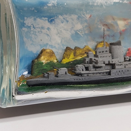 Image 1 of Bateau en bouteille F201 Frégate, Marine brésilienne « Jerônimo de Albuquerque »
