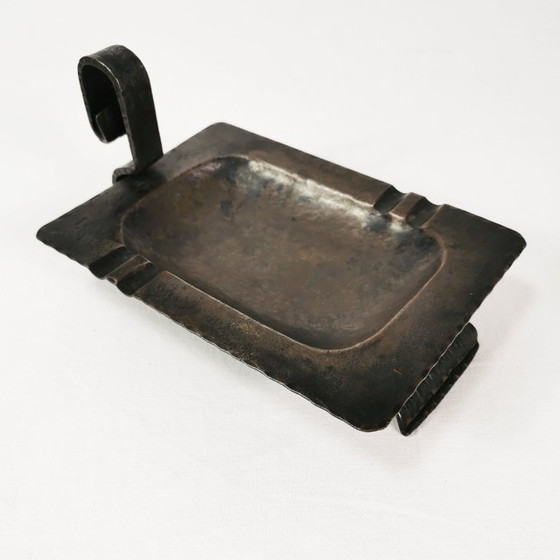 Handgeschmiedeter Aschenbecher im brutalistischen Stil, Belgien, 1960er Jahre – Dekorative Objekte, Iron (photo 2 of 10)