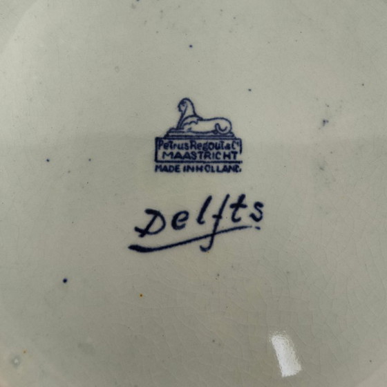 Image 1 of Antieke Vintage Vaas Dekselvaas Porselein Petrus Regout Maastricht Porselein  