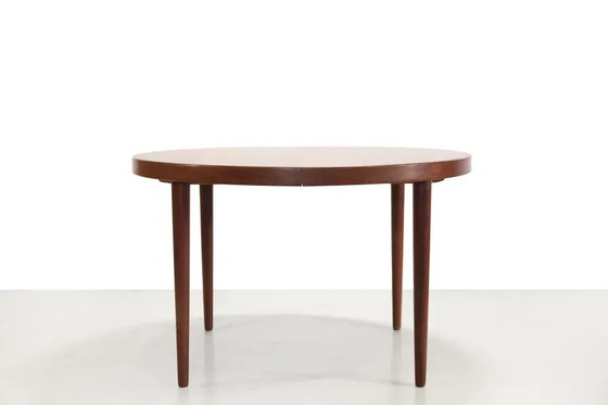 Round Rosewood dining table by Kai Kristiansen, 1960s – Mobler, Vintage (photo 6 of 6)