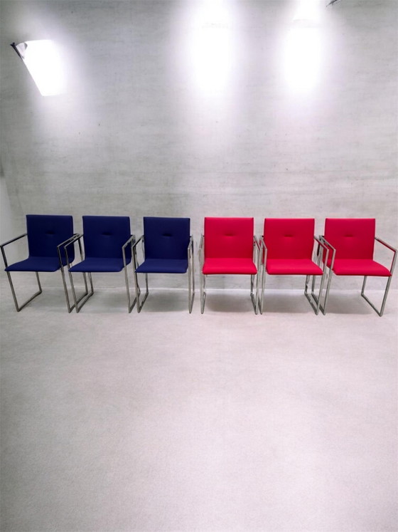 Image 1 of 6x Arco Frame designstoelen Burkhard Vogthe