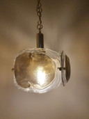 Lampadario Kaiser Leuchten in vetro di Murano anni '70