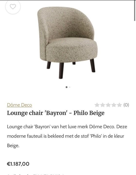 Image 1 of Fauteuil eenzit Dôme Deco