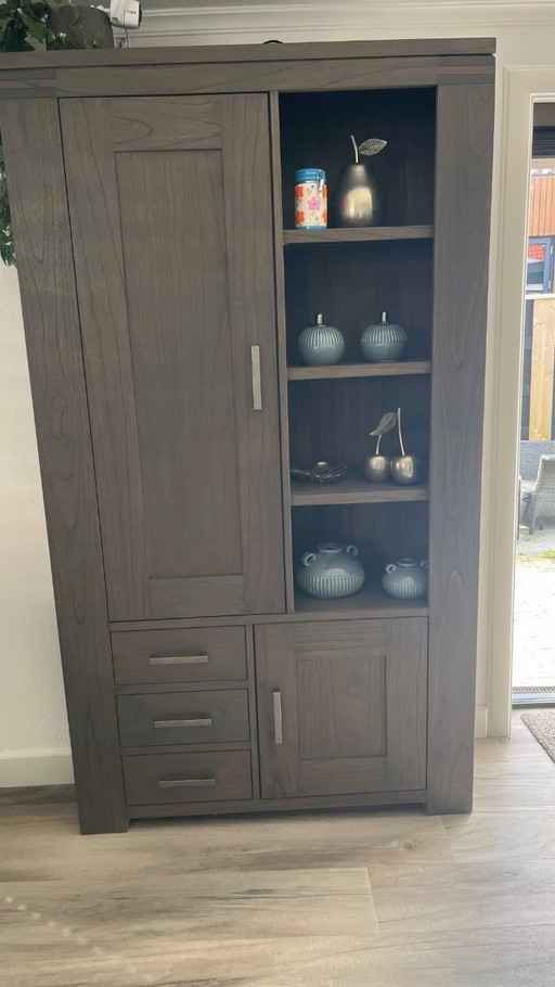 Beautiful cabinet, matching sofa, TV cabinet, table.