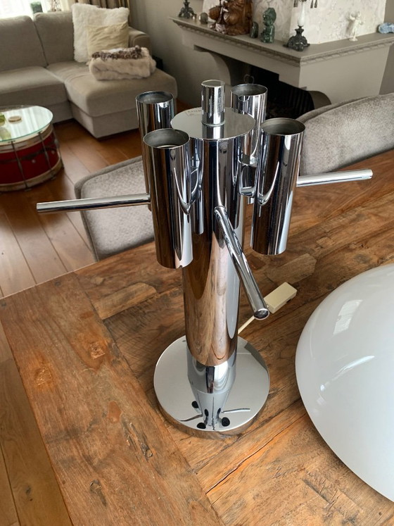 Vintage Design Lamp, Limburg Glashütte – Tafellampen, Metal (photo 5 of 6)