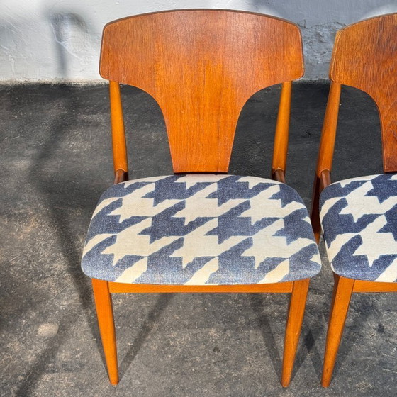 Image 1 of Set of 4 Elliotts of Newbury Teak Dining Chairs, 1960s