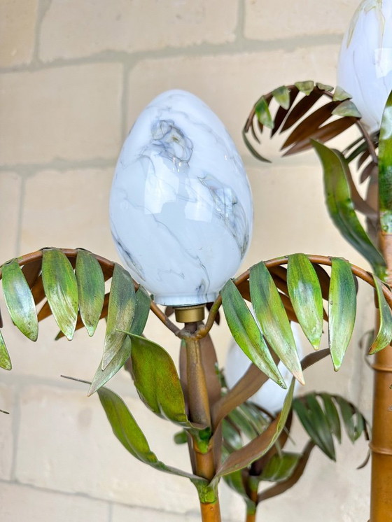 Image 1 of Vintage palm tree floor lamp