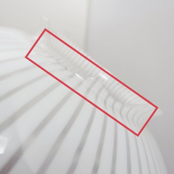 Image 1 of Tischleuchte der Serie Tessuti für Venini, Murano 1970er Jahre - Ø 40cm