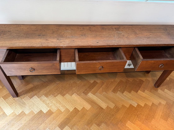Image 1 of rustic side table