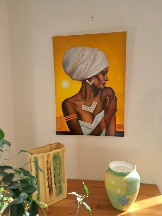 Image 1 of Enrica CIFFO - Africa Queen 1 - Tableau d'artiste