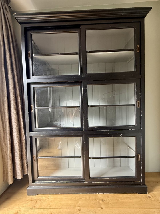 Image 1 of Wooden china cabinet