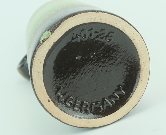 Image 1 of Vaso scheurich vintage anni '60-'70 modello 401-28 tonalità di verde e marrone