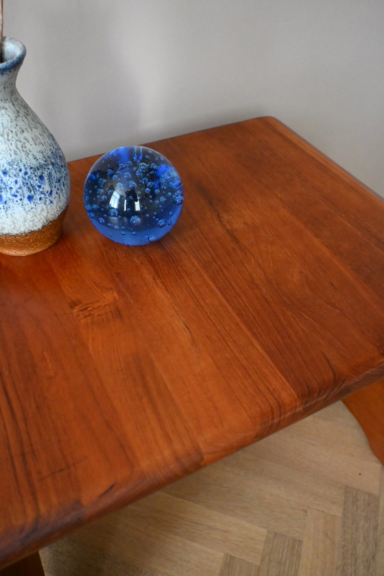 Danish Teak Side Table Hornbæk Møbelfabrik 1960s – Wood (photo 4 of 10)